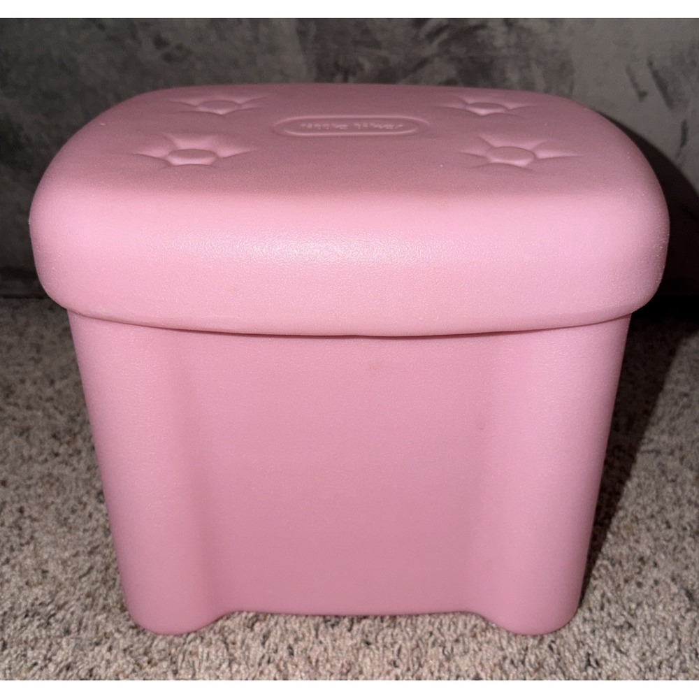 Vintage  Little Tikes‎ Tender Hearts Beauty Salon Vanity Pink Replacement Stool